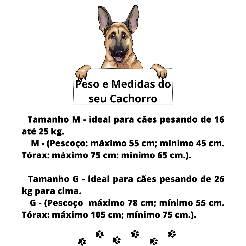 Coleira Peitoral para Cães em Couro Sintético