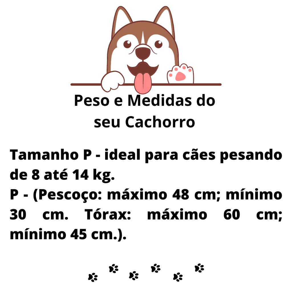 Coleira Peitoral para Cães em Couro Sintético