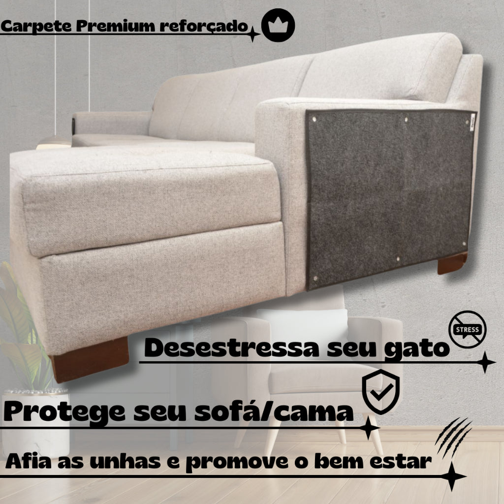 Carpete Arranhador de Sofá/Cama para Gato