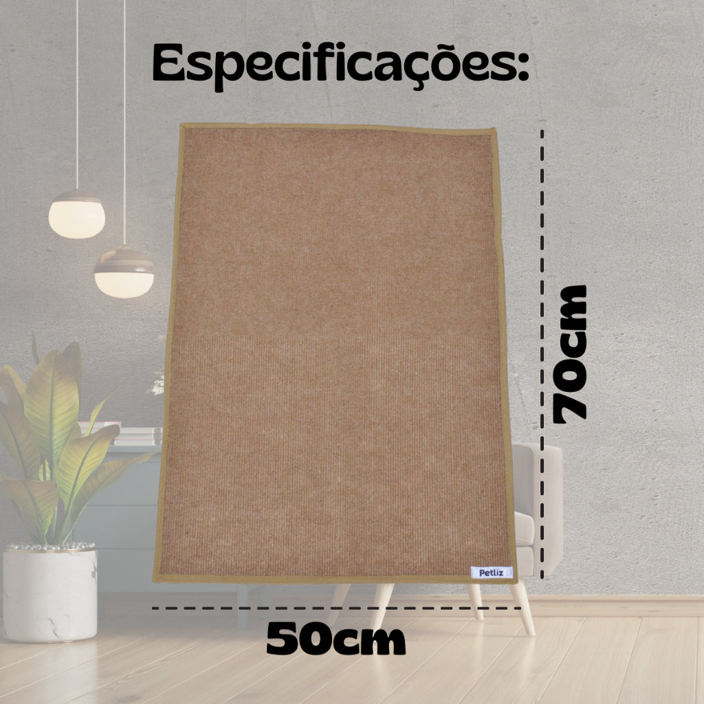 Carpete Arranhador de Sofá/Cama para Gato